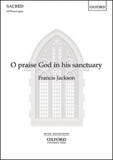 O Praise God in His Sanctuary SATB choral sheet music cover